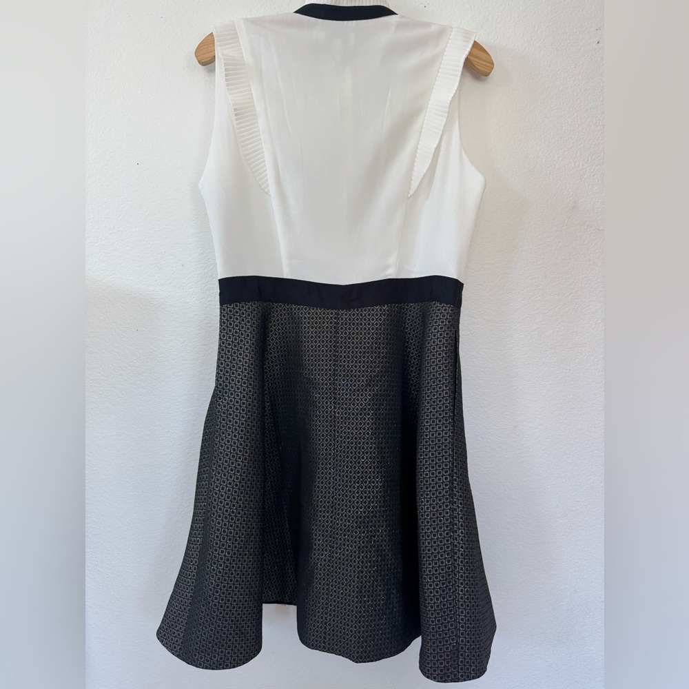 Ted Baker Black and White Midi Dress - Picture 7 of 16